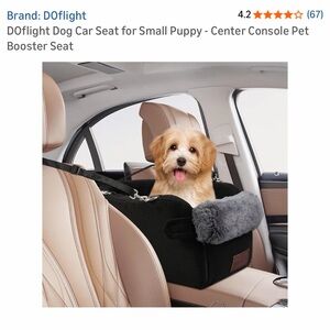 DOflight Center Console Pet Booster Seat